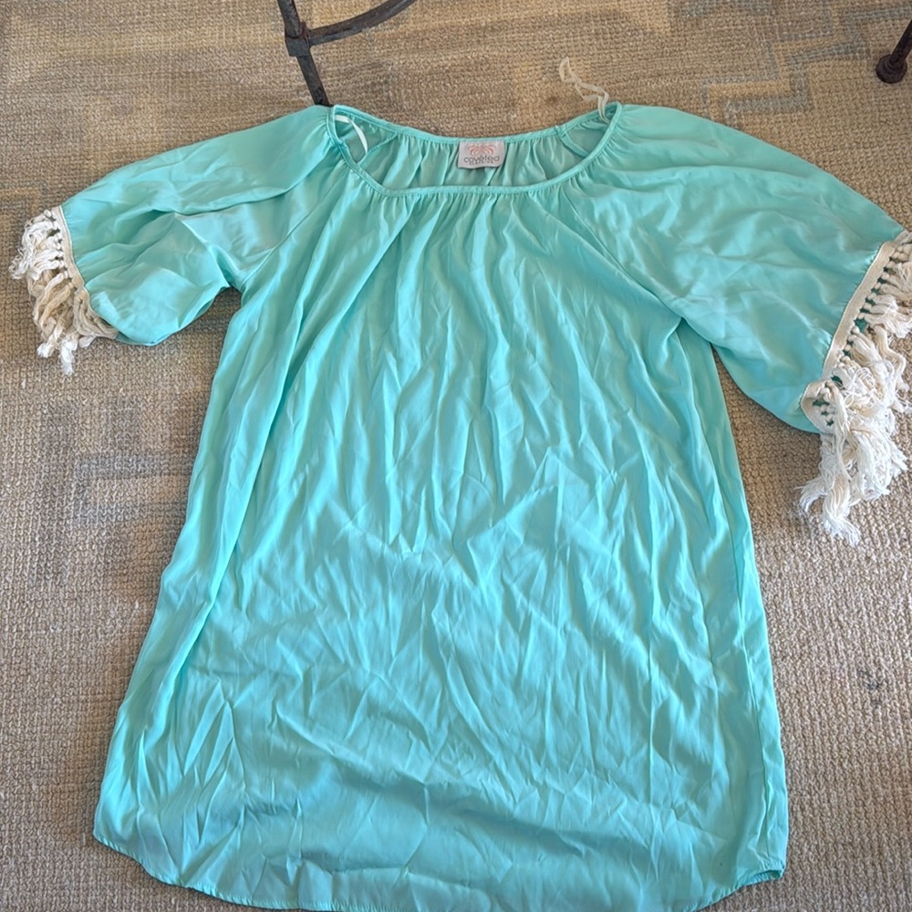 Teal dress